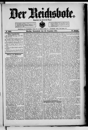 Der Reichsbote vom 23.12.1911