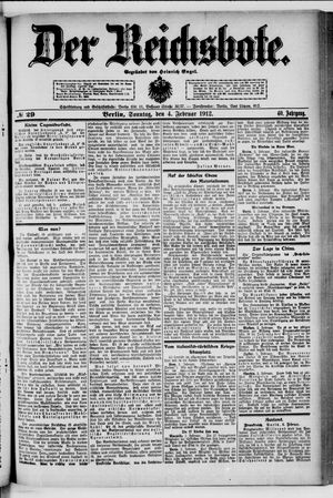 Der Reichsbote vom 04.02.1912
