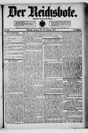 Der Reichsbote vom 23.02.1912
