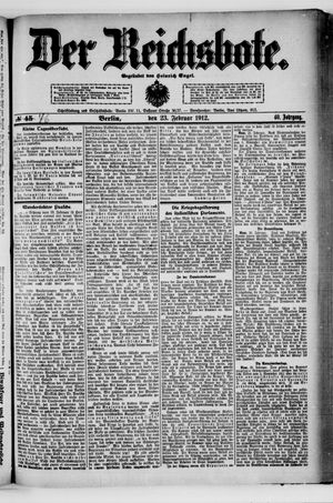 Der Reichsbote vom 24.02.1912