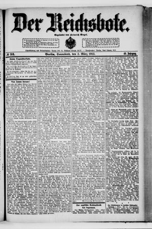 Der Reichsbote on Mar 2, 1912