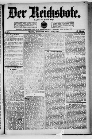Der Reichsbote vom 09.03.1912