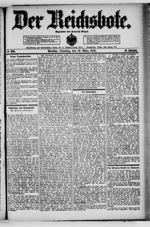Der Reichsbote on Mar 19, 1912