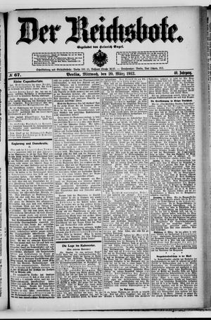 Der Reichsbote on Mar 20, 1912