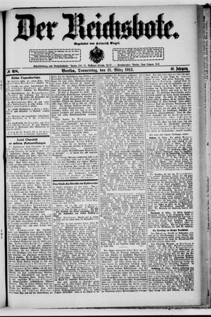 Der Reichsbote vom 21.03.1912