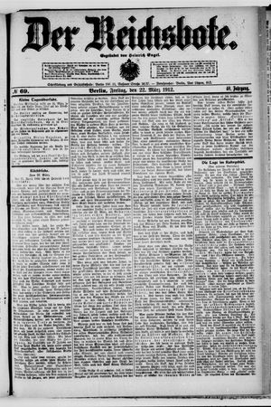 Der Reichsbote on Mar 22, 1912