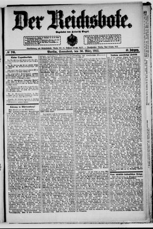 Der Reichsbote vom 30.03.1912