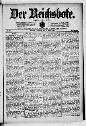 Der Reichsbote vom 07.04.1912