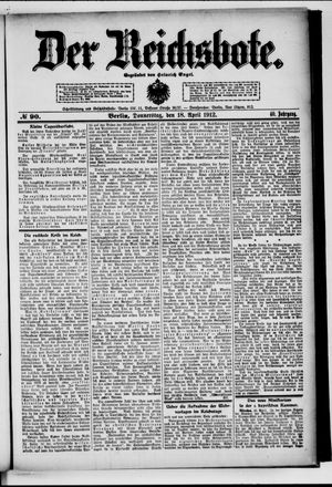 Der Reichsbote vom 18.04.1912