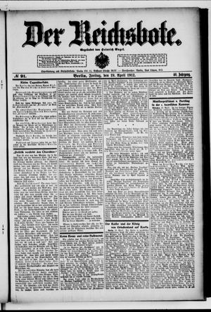 Der Reichsbote vom 19.04.1912