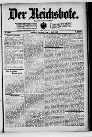 Der Reichsbote vom 07.05.1912