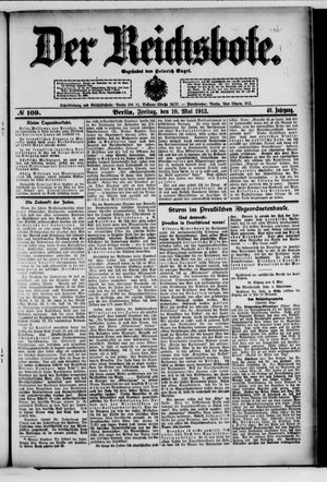 Der Reichsbote on May 10, 1912