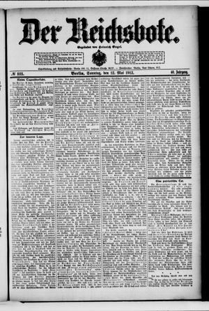 Der Reichsbote vom 12.05.1912