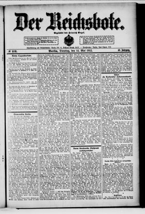 Der Reichsbote vom 14.05.1912