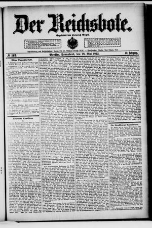 Der Reichsbote vom 18.05.1912