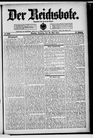Der Reichsbote vom 26.05.1912