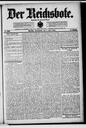 Der Reichsbote vom 01.06.1912