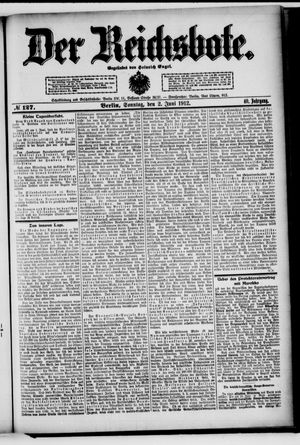 Der Reichsbote vom 02.06.1912