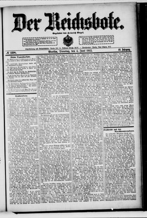 Der Reichsbote on Jun 4, 1912
