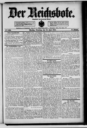 Der Reichsbote vom 18.06.1912