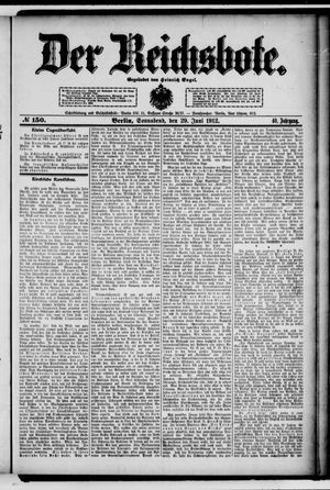 Der Reichsbote vom 29.06.1912