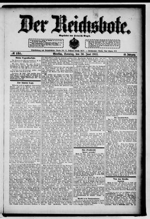 Der Reichsbote vom 30.06.1912