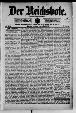 Der Reichsbote vom 02.07.1912