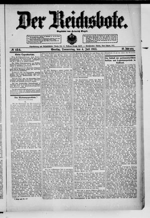 Der Reichsbote vom 04.07.1912