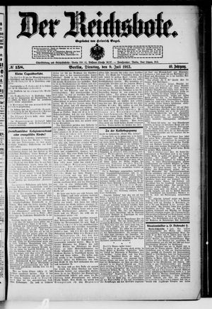 Der Reichsbote vom 09.07.1912