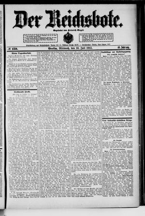 Der Reichsbote vom 10.07.1912