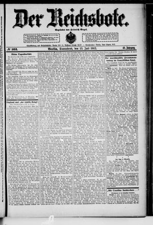 Der Reichsbote on Jul 13, 1912