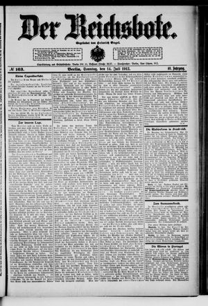 Der Reichsbote vom 14.07.1912