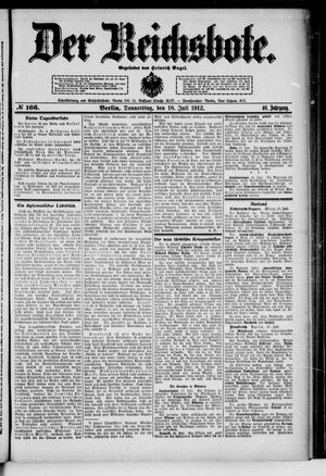 Der Reichsbote vom 18.07.1912