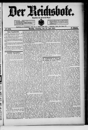 Der Reichsbote vom 23.07.1912