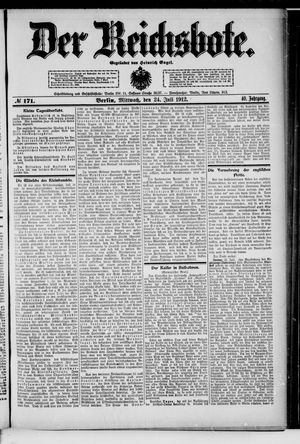 Der Reichsbote vom 24.07.1912