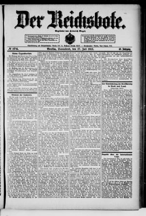 Der Reichsbote vom 27.07.1912