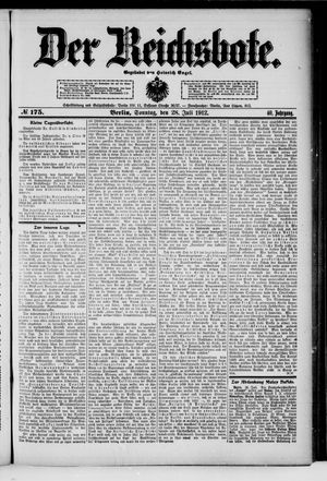 Der Reichsbote vom 28.07.1912