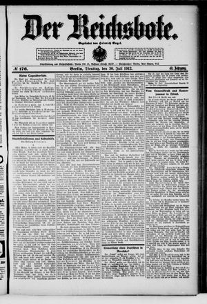 Der Reichsbote vom 30.07.1912