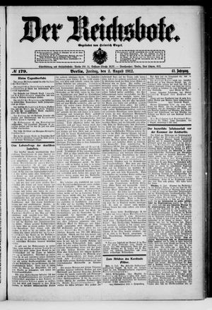 Der Reichsbote vom 02.08.1912
