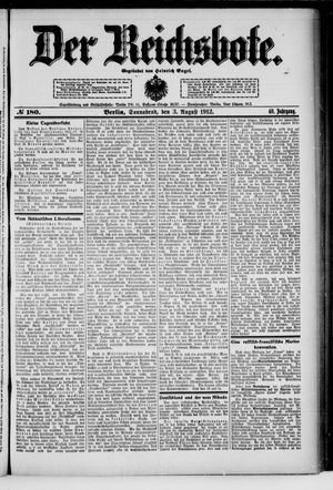 Der Reichsbote vom 03.08.1912