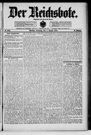 Der Reichsbote vom 04.08.1912