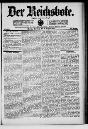Der Reichsbote vom 06.08.1912