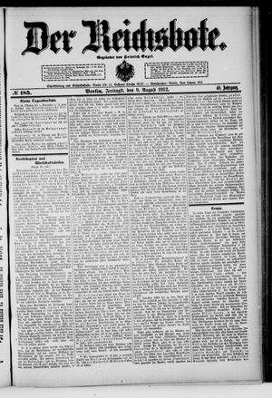 Der Reichsbote vom 09.08.1912