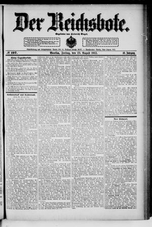 Der Reichsbote vom 23.08.1912