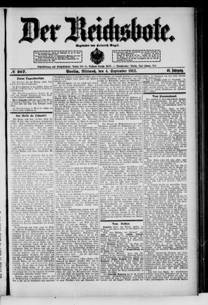 Der Reichsbote vom 04.09.1912