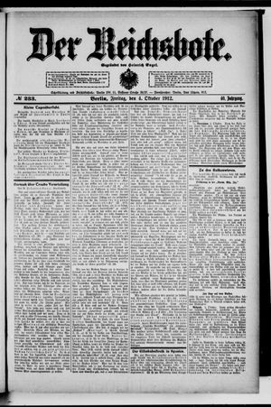 Der Reichsbote vom 04.10.1912