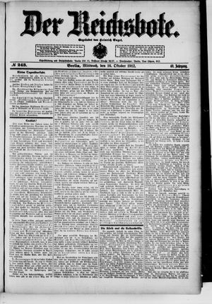 Der Reichsbote vom 16.10.1912