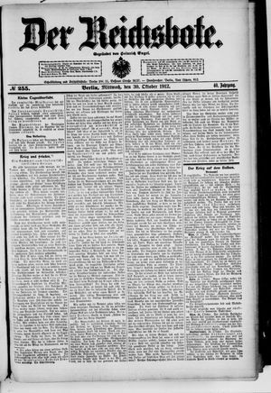 Der Reichsbote vom 30.10.1912