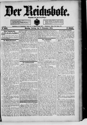 Der Reichsbote vom 08.11.1912
