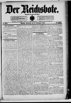 Der Reichsbote vom 27.11.1912
